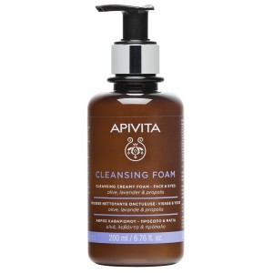 Apivita Cleansing Creamy Foam – Face & Eyes, 200ml