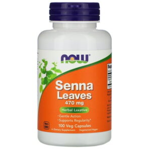 Now Senna Leaves470mg 100 Veg Caps