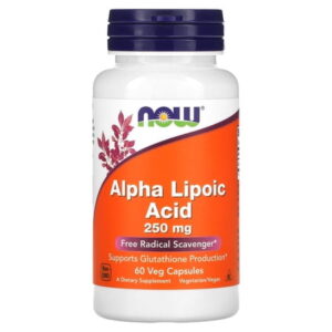 Now Alpha Lipoic Acid 250mg 60 Veg Caps