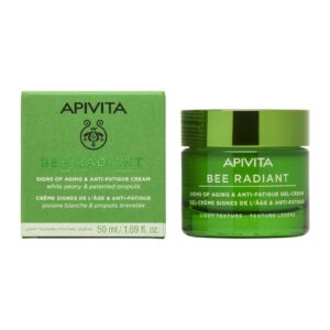 Apivita Bee Radiant Signs of Aging & Anti-Fatigue Gel-Cream - Light Texture, 50ml