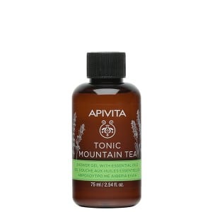 Apivita Mini Moisturizing Body Milk with Mountain Tea, 75ml