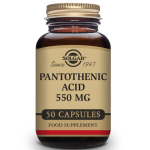 Solgar Pantothenic Acid 550mg 50 Veg Caps