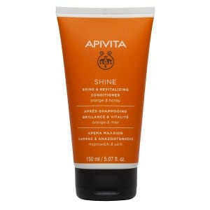 Apivita Shine and Revitalizing Conditioner for All Hair Types with Honey & Orange 150ml