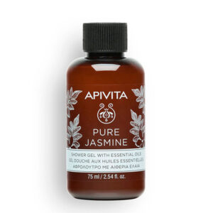 Apivita Pure Jasmine Shower Gel with Essential Oils, 75ml