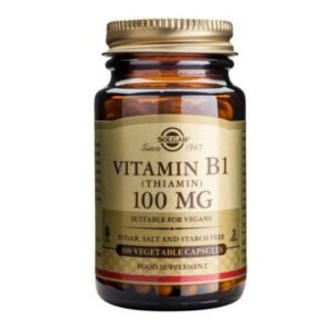 Solgar Vitamin B1 Thiamin 100mg ,100 Veg Caps