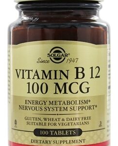 Solgar Vitamin B12 100mcg 100 Caps