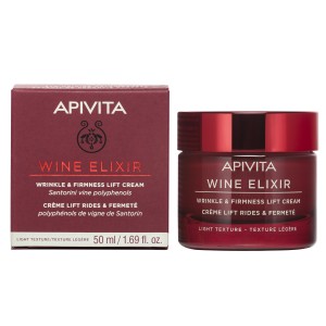 Apivita Beewine Elixir Wrinkle & Firmness Lift Cream - Light Texture, 50ml