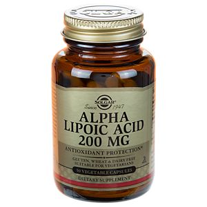 Solgar Alpha-Lipoic Acid 200mg Veg 50 Caps