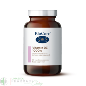 Biocare Vitamin D3 1000iu 60 Capsules