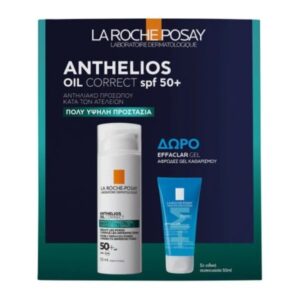 La Roche Posay Promo Effaclar Serum Anti-Imperfections 30ml, Effaclar Gel 50ml & Anthelios Oil Correct Spf50 3ml