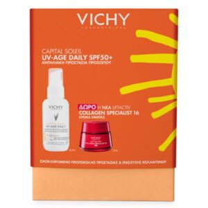 Vichy Promo Capital Soleil UV-Age Daily SPF50+  40ml & Liftactiv Collagen Specialist 16, 15ml