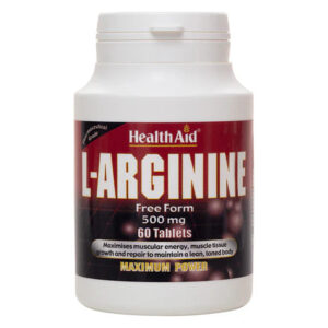 Health Aid L-Arginine 500mg, 60 tablets