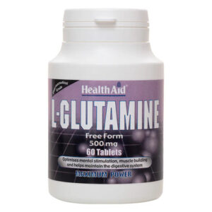 Health Aid L-Glutamine 500mg, 60 tablets