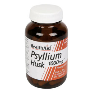 Health Aid Psyllium Husk 1000mg, 60 capsules