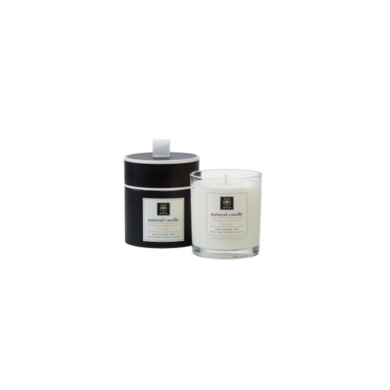 Apivita Orange Cedarwood & Clove, Candles, 235g