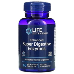 Life Extension Enhanced Super Digestive Enzymes with Probiotics, 60 capsules