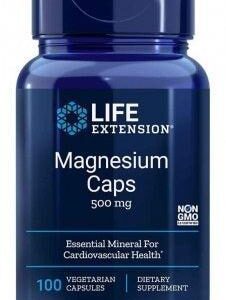Life Extension Magnesium Caps 500mg, 100 capsules