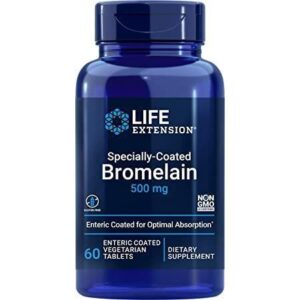Life Extension Specially-Coated Bromelain 500mg, 60 tablets