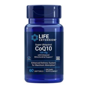 Life Extension Super Ubiquinol CoQ10 with Enhanced Mitochondrial Support™ 100 mg, 60 gels