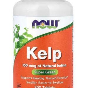 Now Kelp 150mcg, 200 tablets