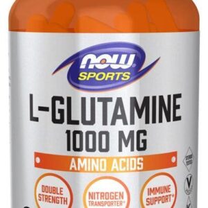 Now L-Glutamine 1000mg, 120 capsules