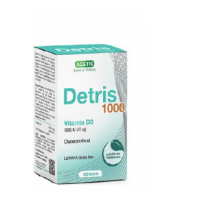 Agetis Detris Vitamin D3 1000 i.u., 120 tablets