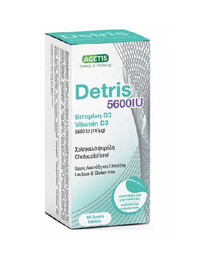 Agetis Detris Vitamin D3 5600 i.u., 60 tablets