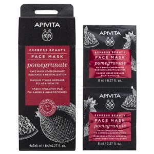 Apivita Express Pomegranate Face Mask, 2x8ml