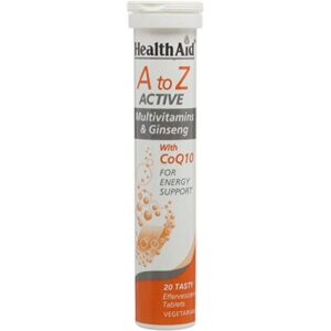 H/ Aid ( A To Z ) Active Multivitamins + Ginseng, Efferv. Tabl, 20