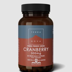 Terranova Cranberry 300mg 50 Veg Caps