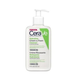 CeraVe Hydrating Cream-to-Foam Cleanser, 236 ml