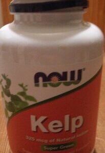 Now Kelp Super Green 325mcg, 250 capsules
