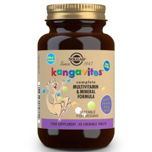 Solgar Kangavites Complete Multivitamin & Mineral Formula for Children Berry Flavor 60 Tabs