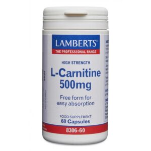 Lamberts l-Carnitine 500mg, 60 capsules