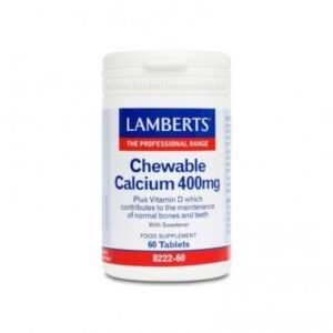 Lamberts Chewable Calcium 400mg, 60 tablets
