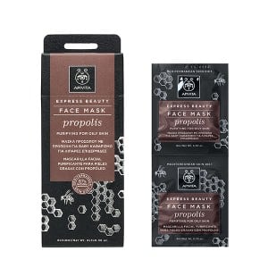 Apivita Express Beauty Black Face Mask with Propolis 2x8ml