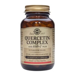 Solgar Quercetin Complex with Ester-C Plus, 50 Veg Capsules