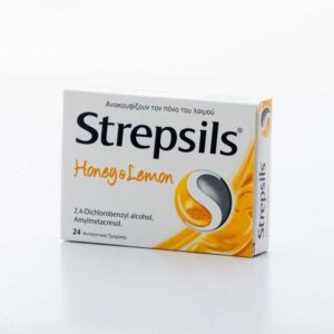 Strepsils Honey and Lemon Lozenges, 24