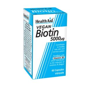 Health Aid Biotin 5000mcg, 60 tablets